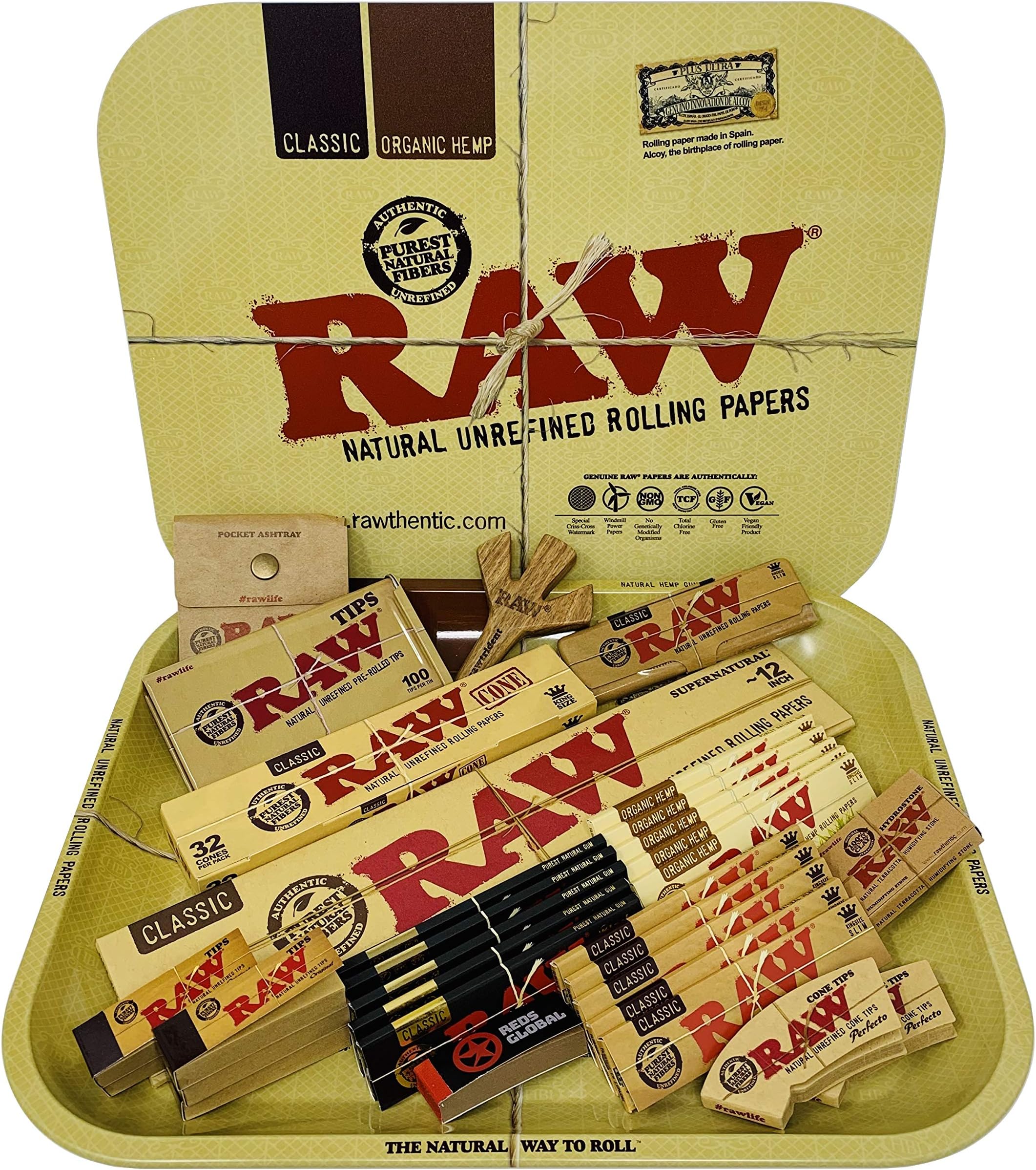 Reds Brand Exclusive RAW Tray Set with Magnetic Cover - RC1