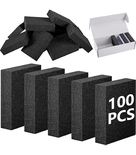 Joewuzun Lot de 40 séparateurs de cartes en mousse pour boîtes de rangement - Multifonctions - Noirs - Absorbant les chocs - Pour le sport, les jeux, les emballages et les travaux