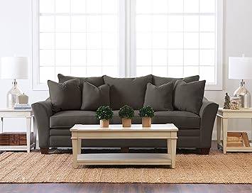 Amazon Com Klaussner Home Furnishings Paxton Sofa With 4 Throw