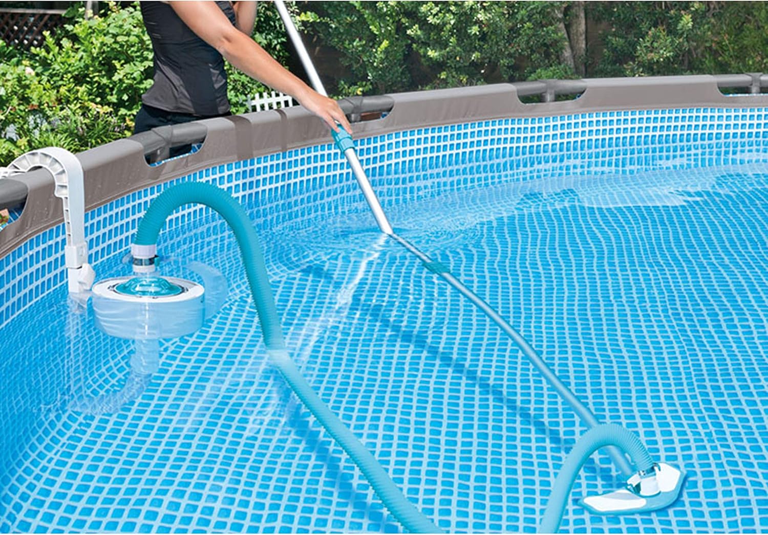 Intex 29083E N/AA Spiral Hose for Pool Filters, 1.5in X 25ft, One Size, Blue : Swimming Pool Hoses : Garden & Outdoor