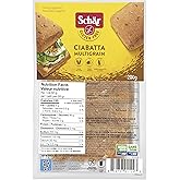 Schar Gluten-Free Multigrain Ciabatta Buns - Non-GMO, Dairy Free, Preservative Free, Quick and Delicious Parbaked Buns, Pack 