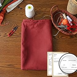 Simple&Opulence 100% Nature Pure Linen Fabric 78