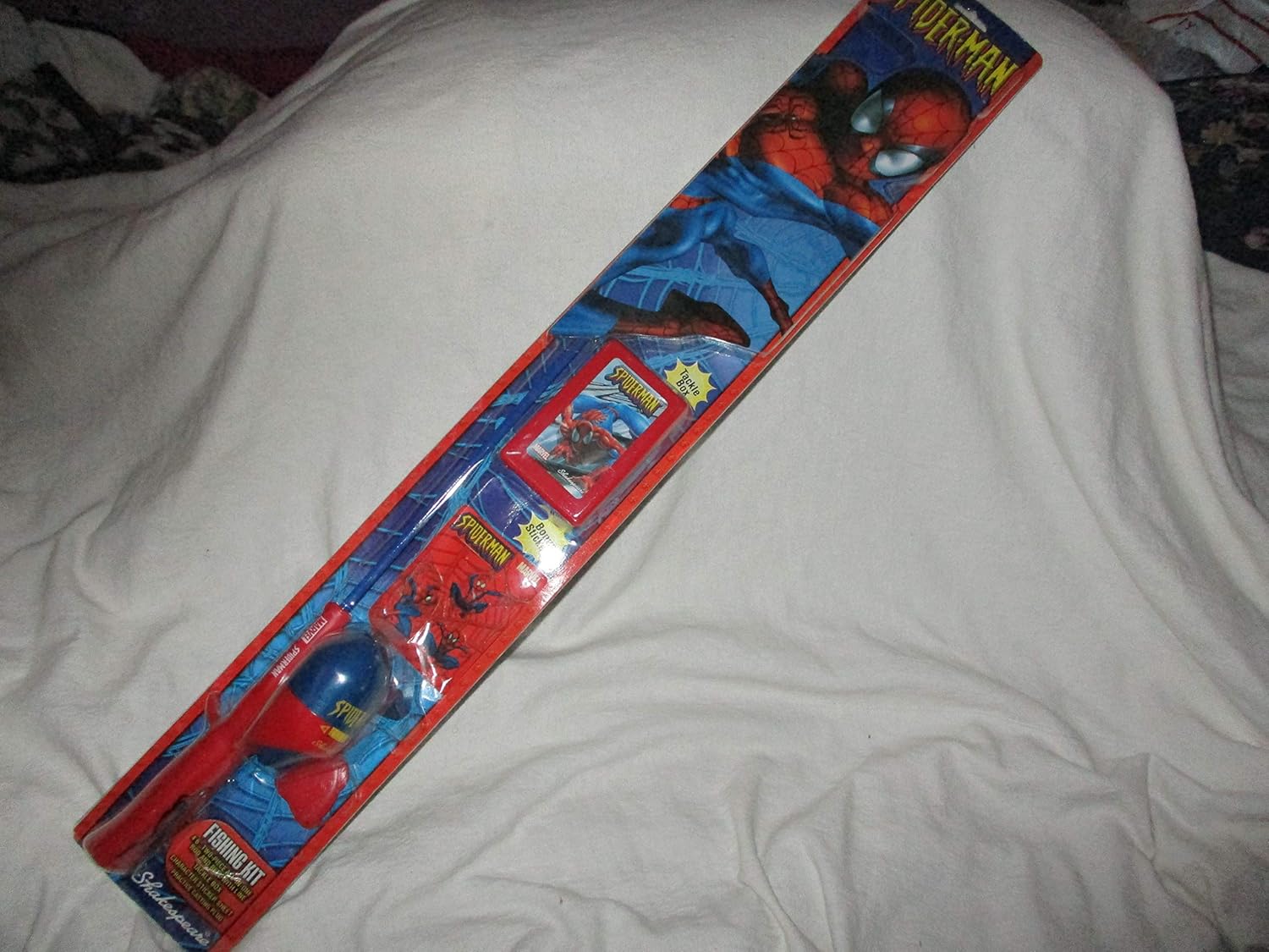 spiderman kids fishing pole