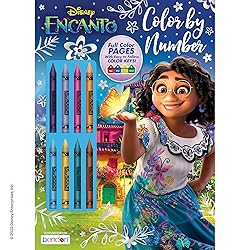 Disney Encanto 32 Page Color by Number Coloring and