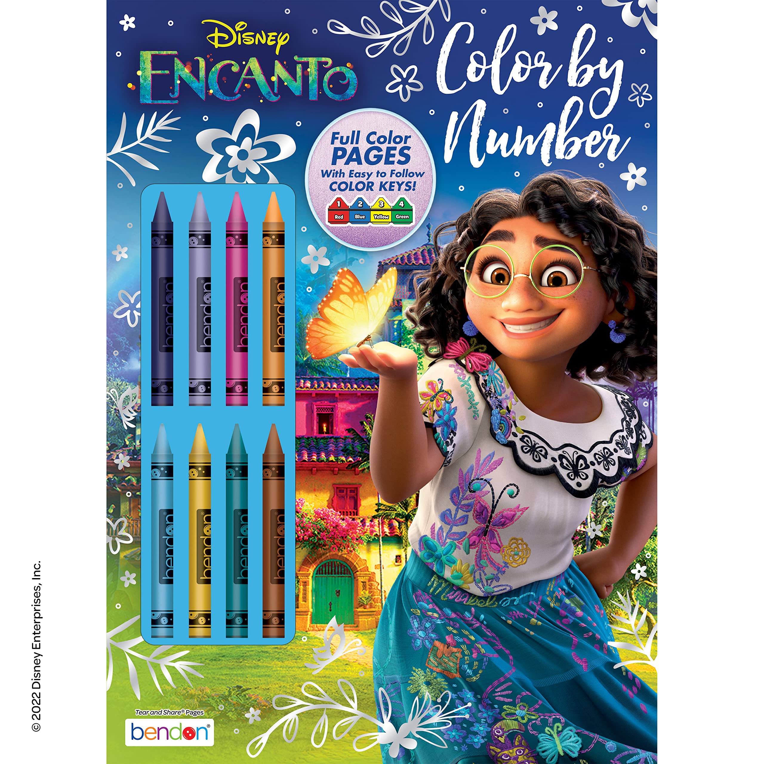 Disney Encanto 32 Page Color by Number Coloring and