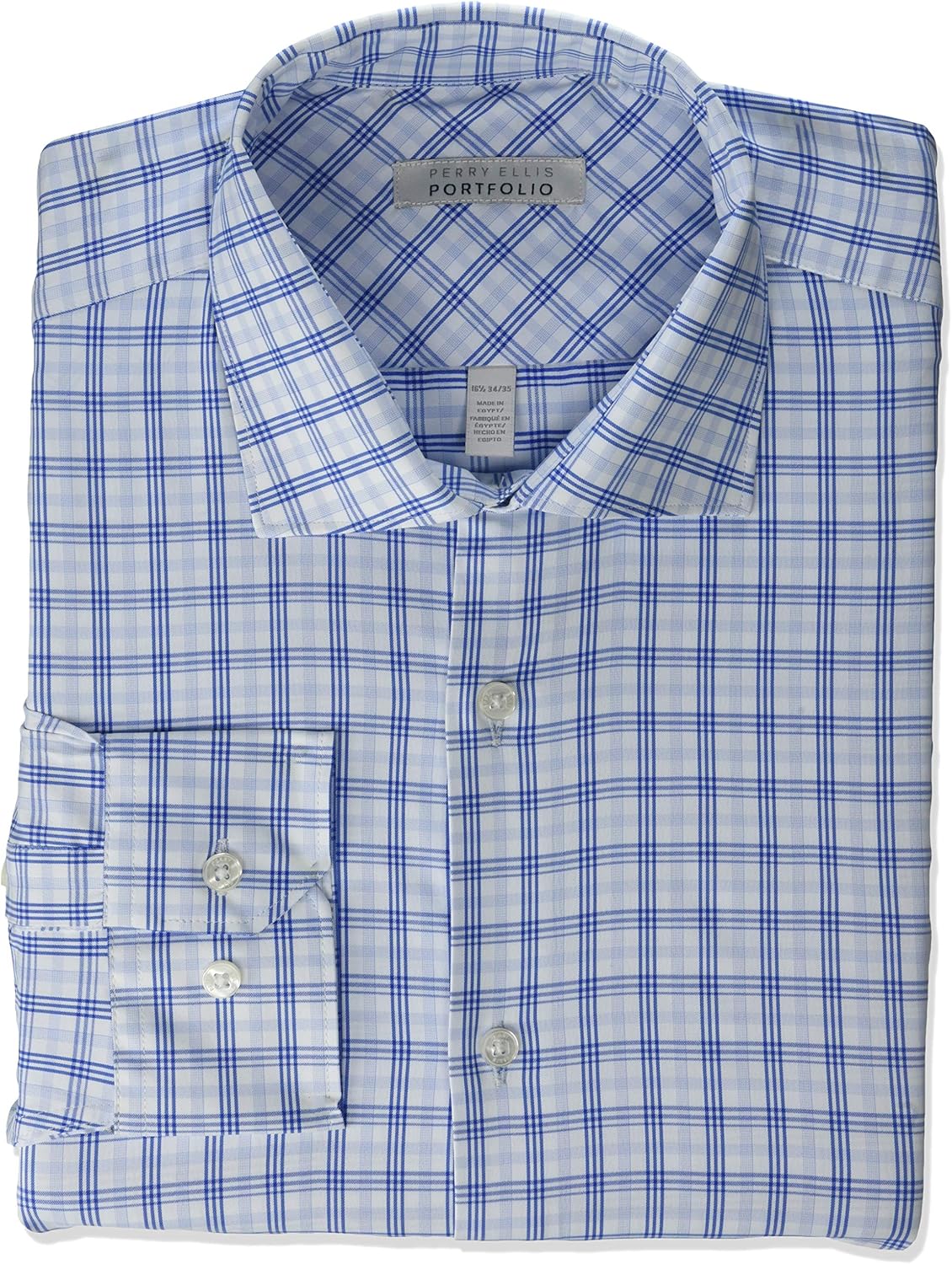 slim fit spread collar dress shirt