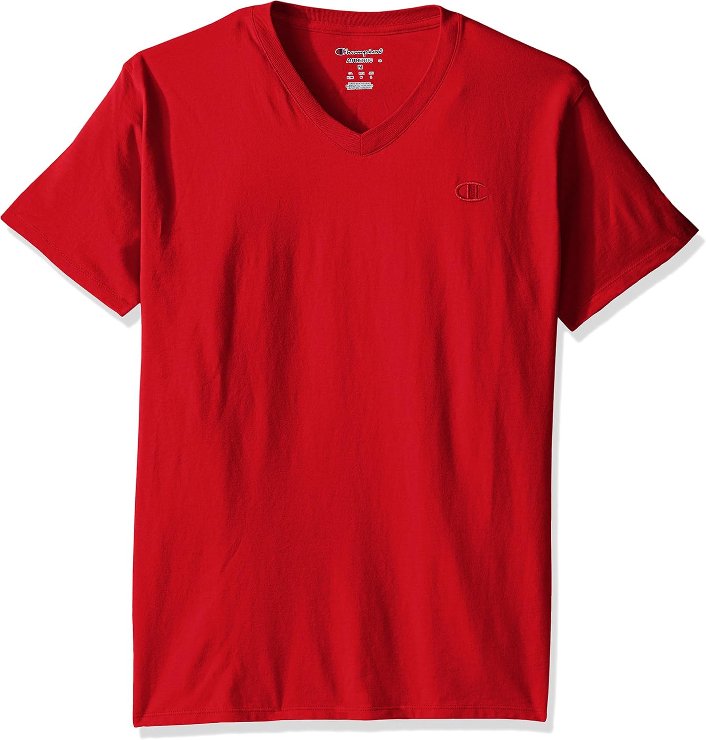 Champion Men's Classic Jersey V-Neck T-Shirt: Clothing