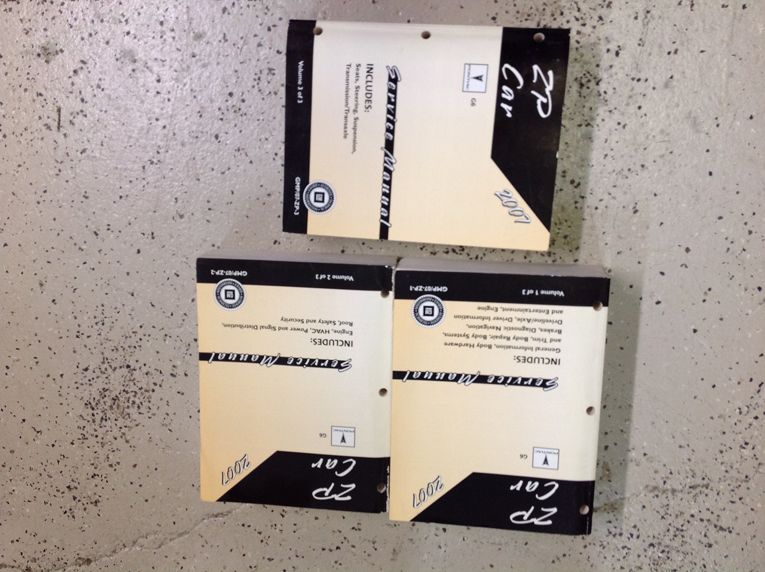 2007 PONTIAC G6 G 6 Service Shop Repair Workshop Manual Set FACTORY OEM  USED Paperback – 2007