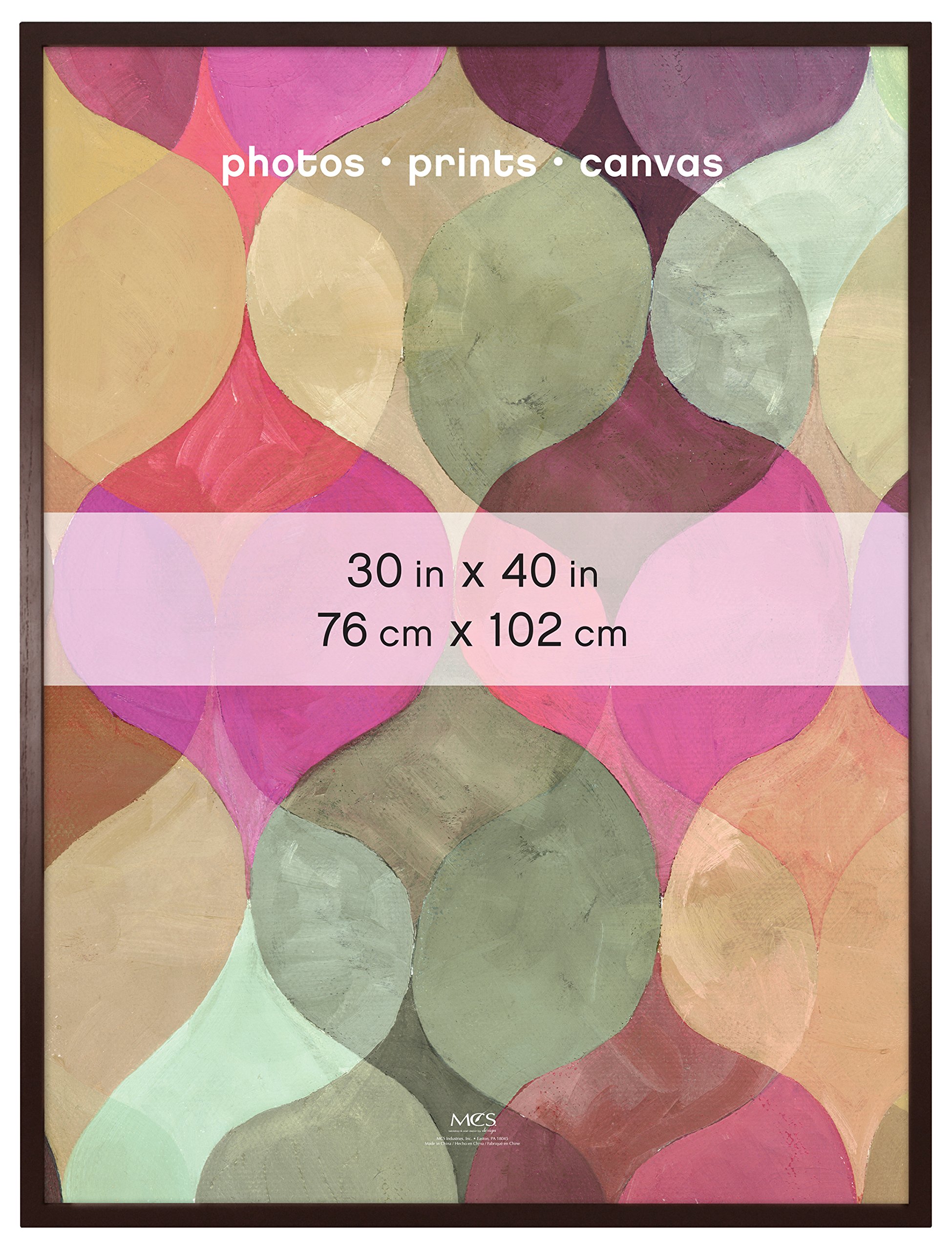 MCS 30x40 Inch Art Frame, Walnut (47633)