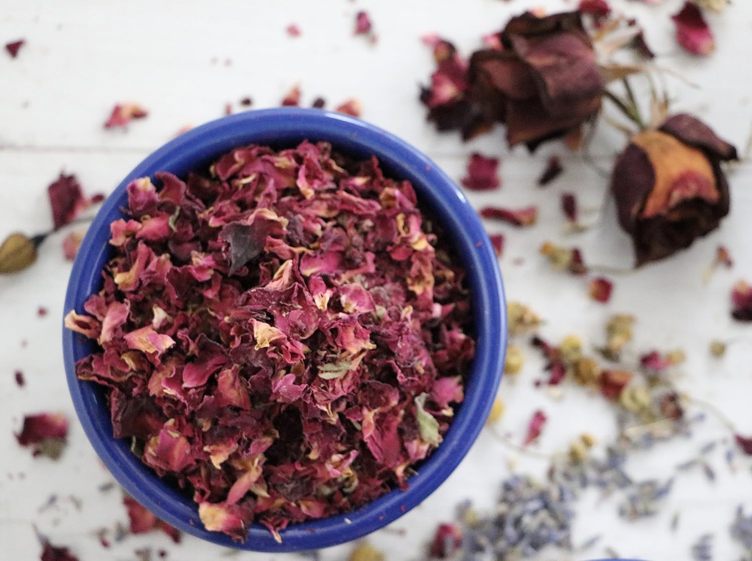 Dry Rose Petals, Red and Fragrant for Tea, Baking, Crafts, Sachets, Baths, Aromatherapy, Oil Infusions, Tinctures - 4oz in Resealable, Recyclable Pouch - by Better Shea Butter: Arts, Crafts & Sewing