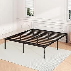 Hafenpo 16 Inch Full Bed Frame - Sturdy Metal
