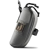 ONETIGRIS Hard Shell Sunglasses Case MOLLE Tactical Eyeglasses Pouch | Fits Most Regular Glasses, 1000D Nylon Glasses Case, Shockproof &amp; Crush-Proof PP Liner, Inner Pocket, Two Way Zipper