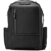 Travelpro Altitude Slim Expandable Travel Laptop Backpack 20-24L, 16 Inch Laptop, Water Resistant, Work, Business, Men and Women, Jet Black