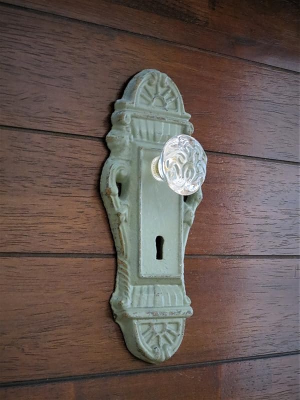 Wall Shabby Chic Hook Door Knob Décor Sage Green or Pick