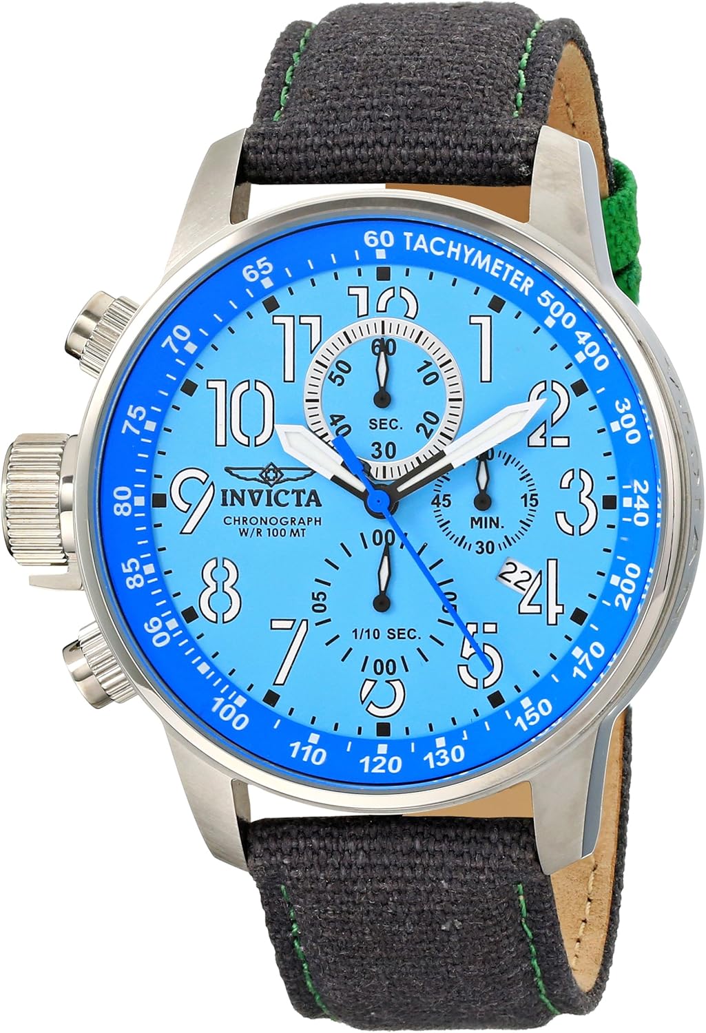 Amazon.com: Invicta Men's 12077 I-Force Chronograph Ocean Blue Dial
