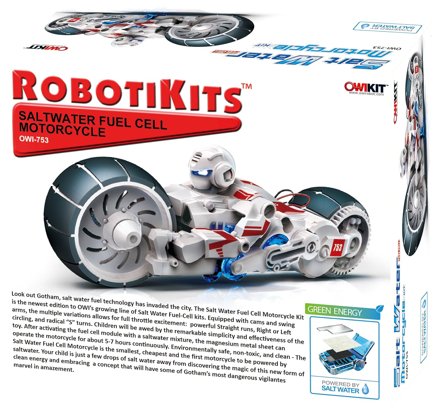 Owi Salt Water Fuel Cell Motorcycle - 