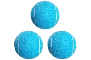 HPWFHPLF Tennis Balls, 3 Pack Practice Tennis Balls for Beginners, Training Playing Tennis Balls for Pet Dogs