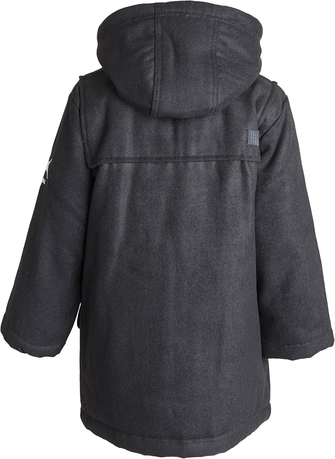Big Chill Boys and Toddler Toggle Hooded Wool Look Dress Coat Jacket: Clothing