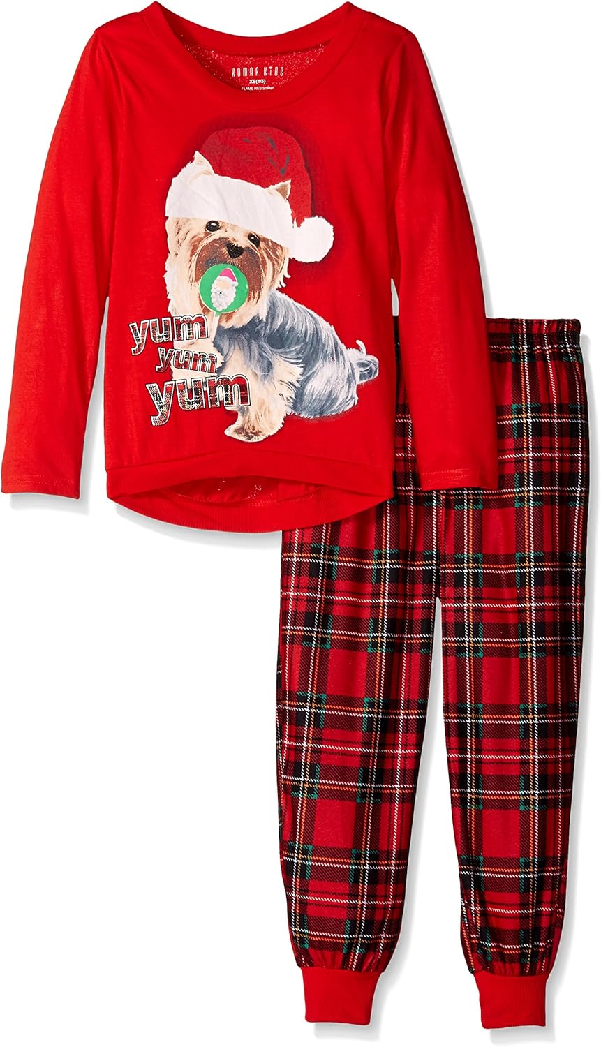 girls puppy pajamas