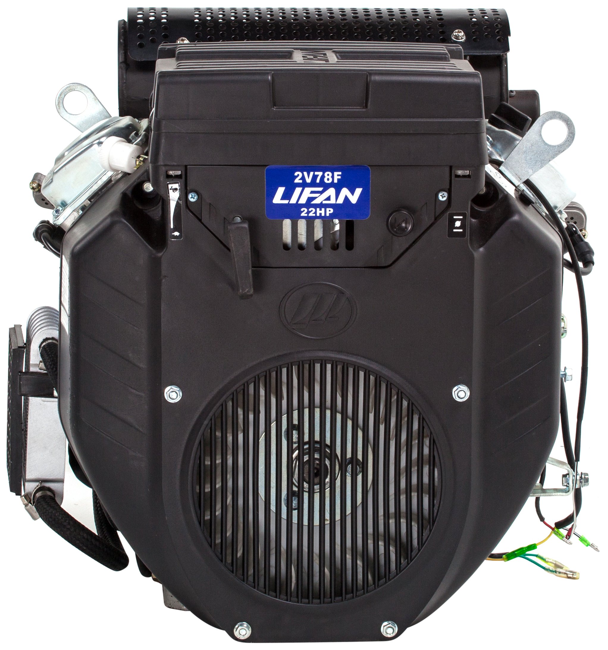 Lifan LF2V78-2DQTC Industrial Grade 22 HP 688cc V-Twin 4-Stroke OHV Engine with Electric Start, 1.125-Inch Keyway Shaft and 22 Amp Charging System