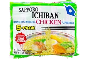 Sapporo Ichiban Chicken Flavored Noodle Soup, 17.5 oz