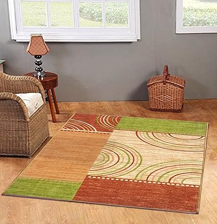 Status Taba with Anti Skid Nylon Rug - 48x72, Multicolour