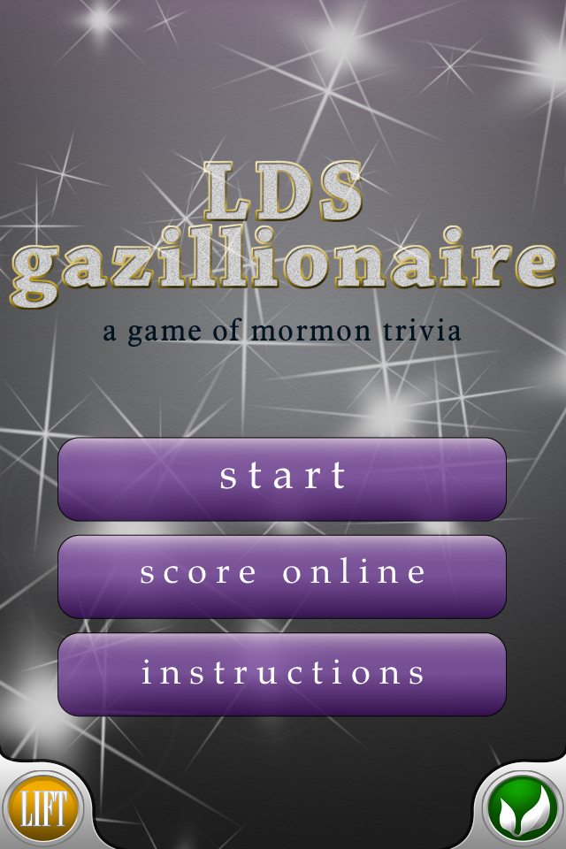 Amazon LDS Gazillionaire A Game Of Mormon Trivia Appstore For 