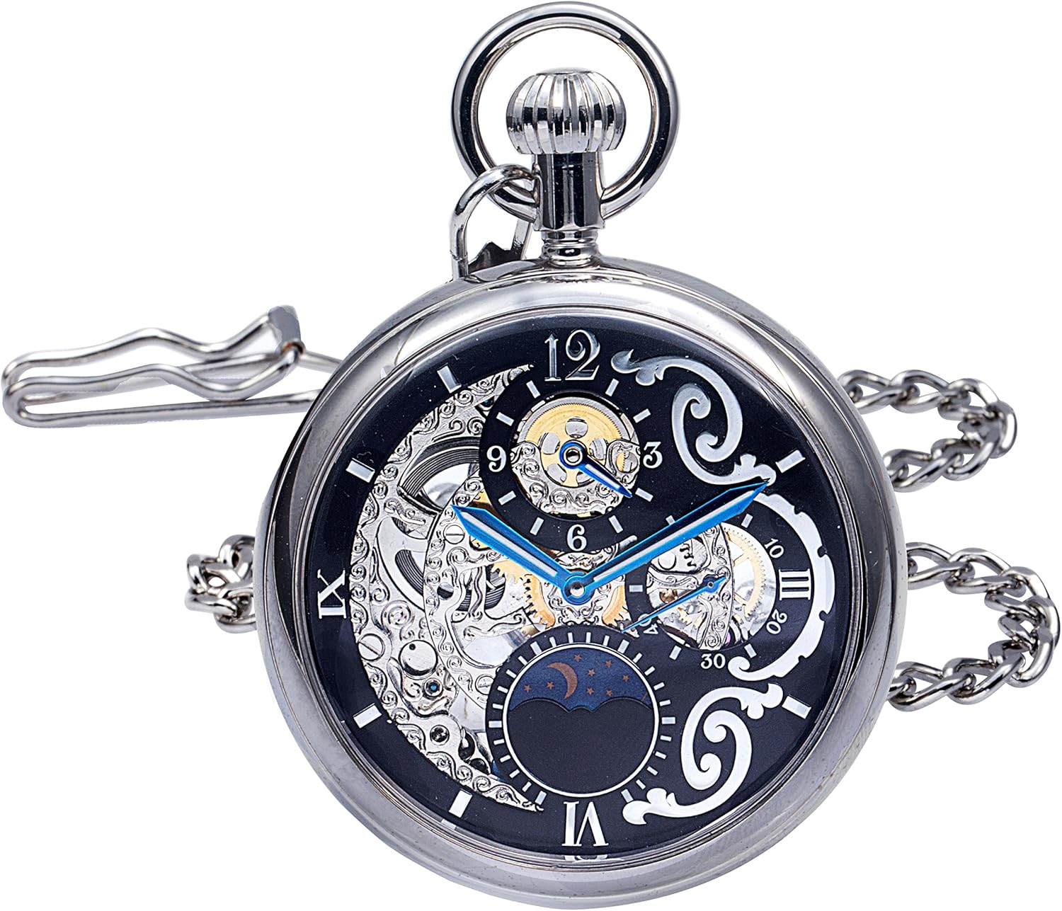 Mechanical Pocket Watch Regent Hills Brass Case Open Face