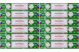 Satya Nag Champa Patchouli Incense Sticks, 12 Count