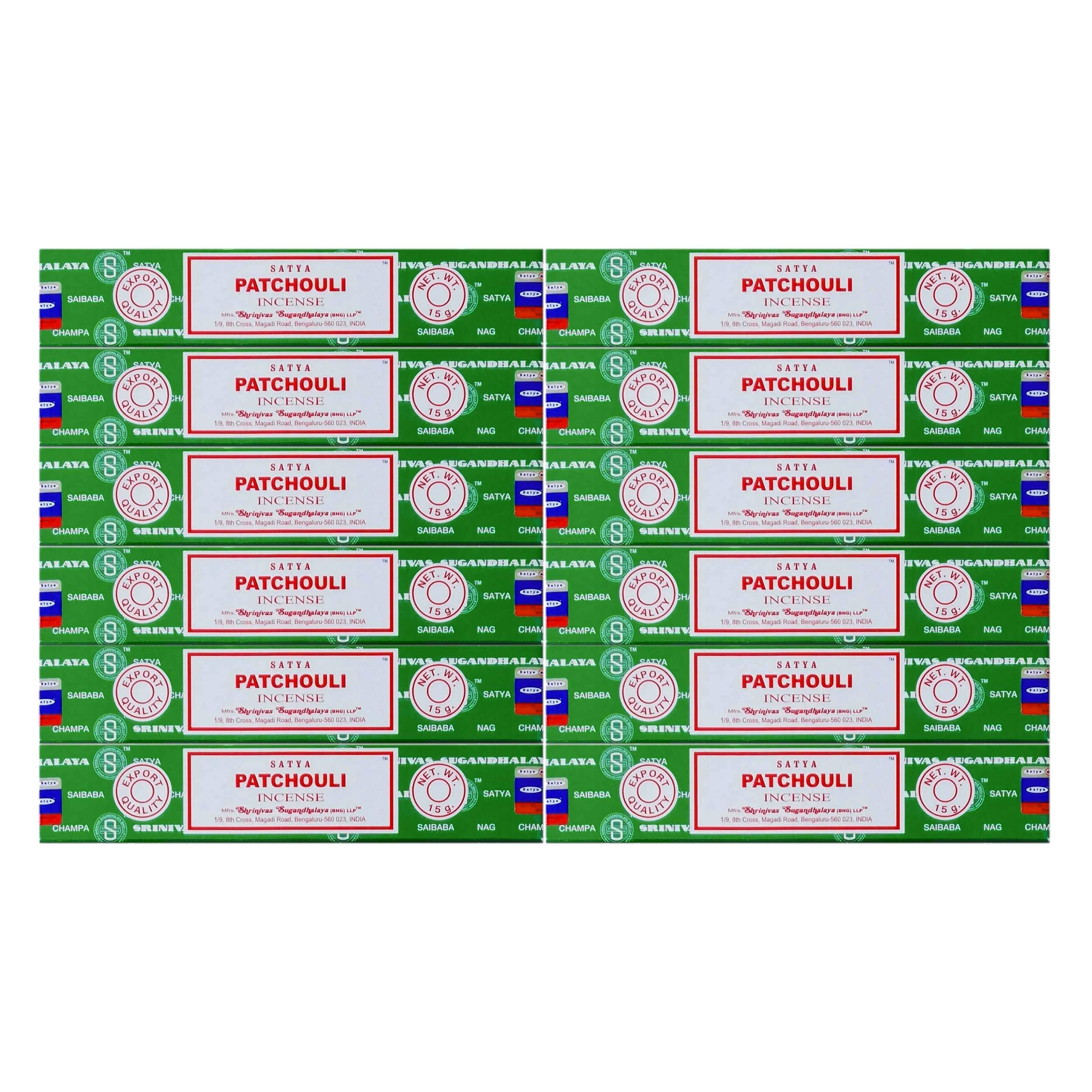 Nag Champa Satya Incense Patchouli 15 g