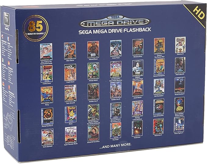 Import - Consola Retro Sega Mega Drive Wireless HD (85 Juegos): Amazon.es: Videojuegos