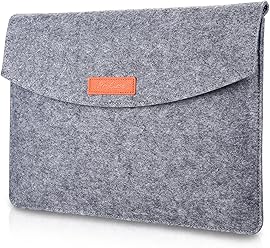 ProCase 9.7-10.1 Inch Sleeve Case, Portable Felt Carrying Protective Bag Pouch for iPad Pro 11” Pro 10.5” 9.7" iPad 9.7 iPad Air 2 Air iPad 4 3 2, Surface Go 2018 and Galaxy Tab S2 S3 9.7 Inch -Grey