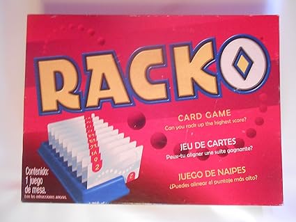 Racko Card Game Parker Brothers 1997 by Racko