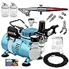 Paasche Airbrush Single Action A Sifone, Set Con 3 Testine, Prodotto Negli USA, Multicolore