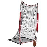 ZELUS 7x4 ft Football Kicking Net, Portable Football Throwing Net with Target Zone Attachment, Sideline Training Tool for Kids Adults Punting Kicking Passing Snapping Practice, Carry Bag Included