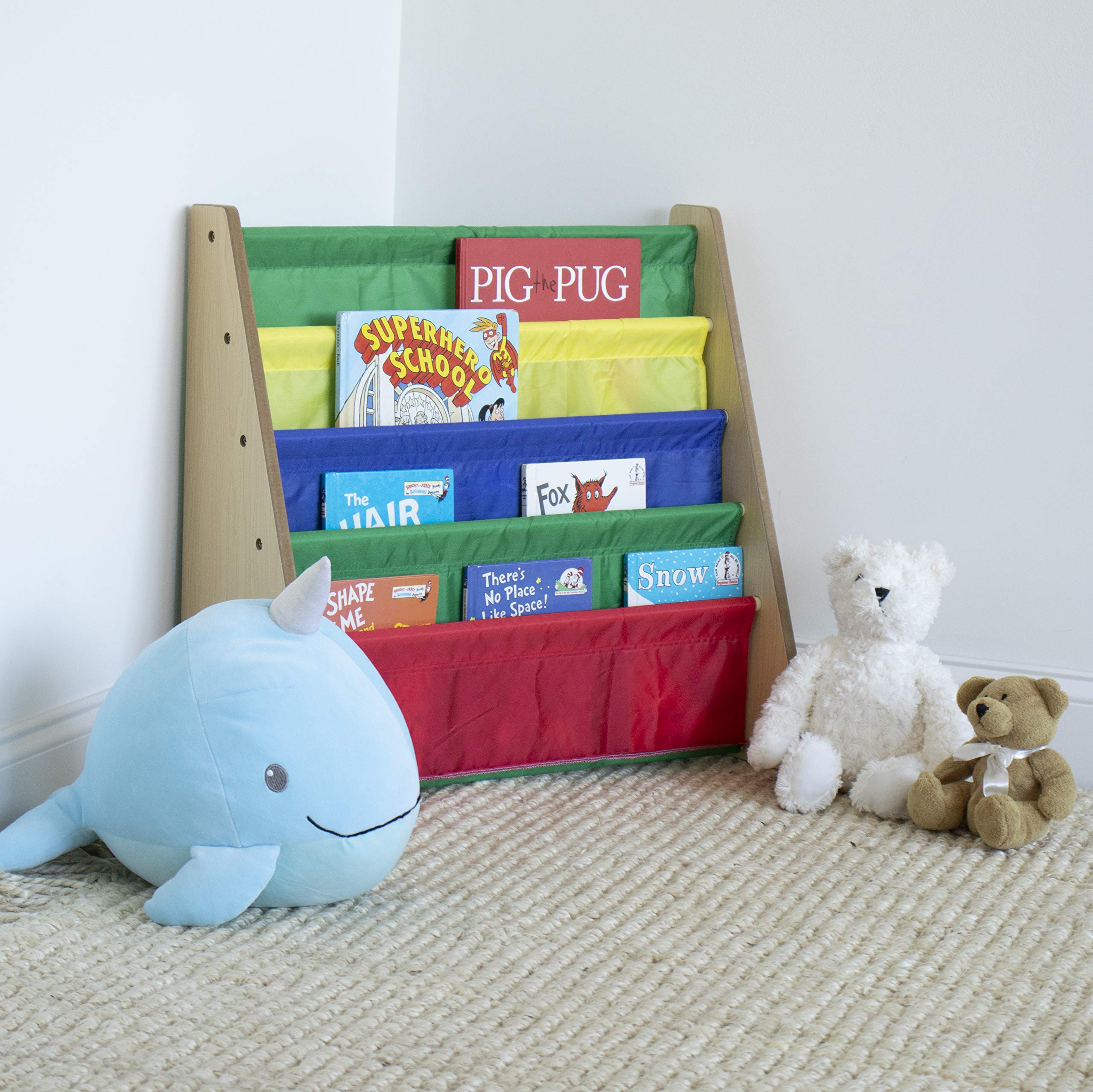 Humble Crew Kids Book Rack Storage Bookshelf Natural/Primary Buy