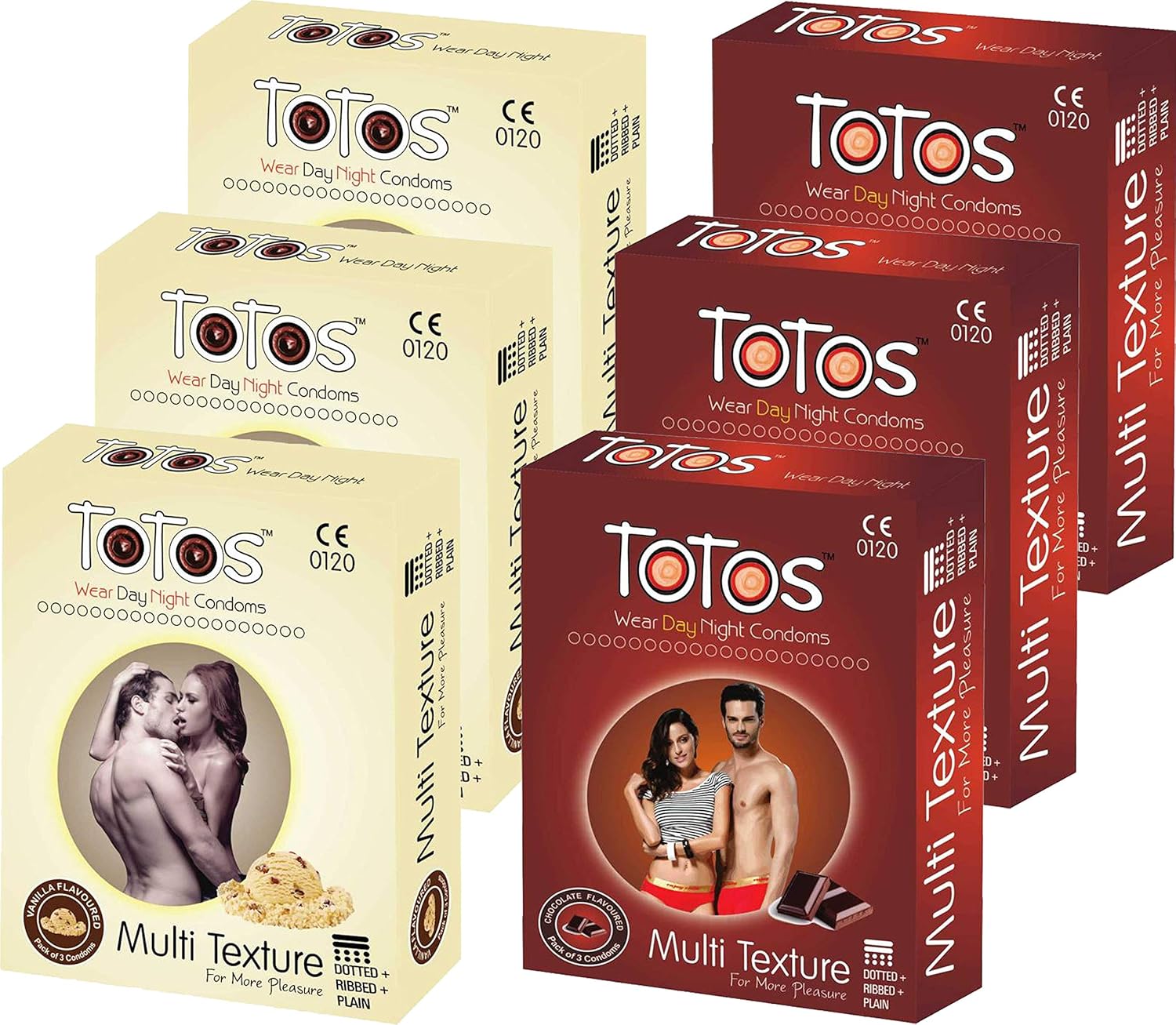 Buy Totos Day Night Multi Texture Dotted Vanilla 3 Chocolate 3