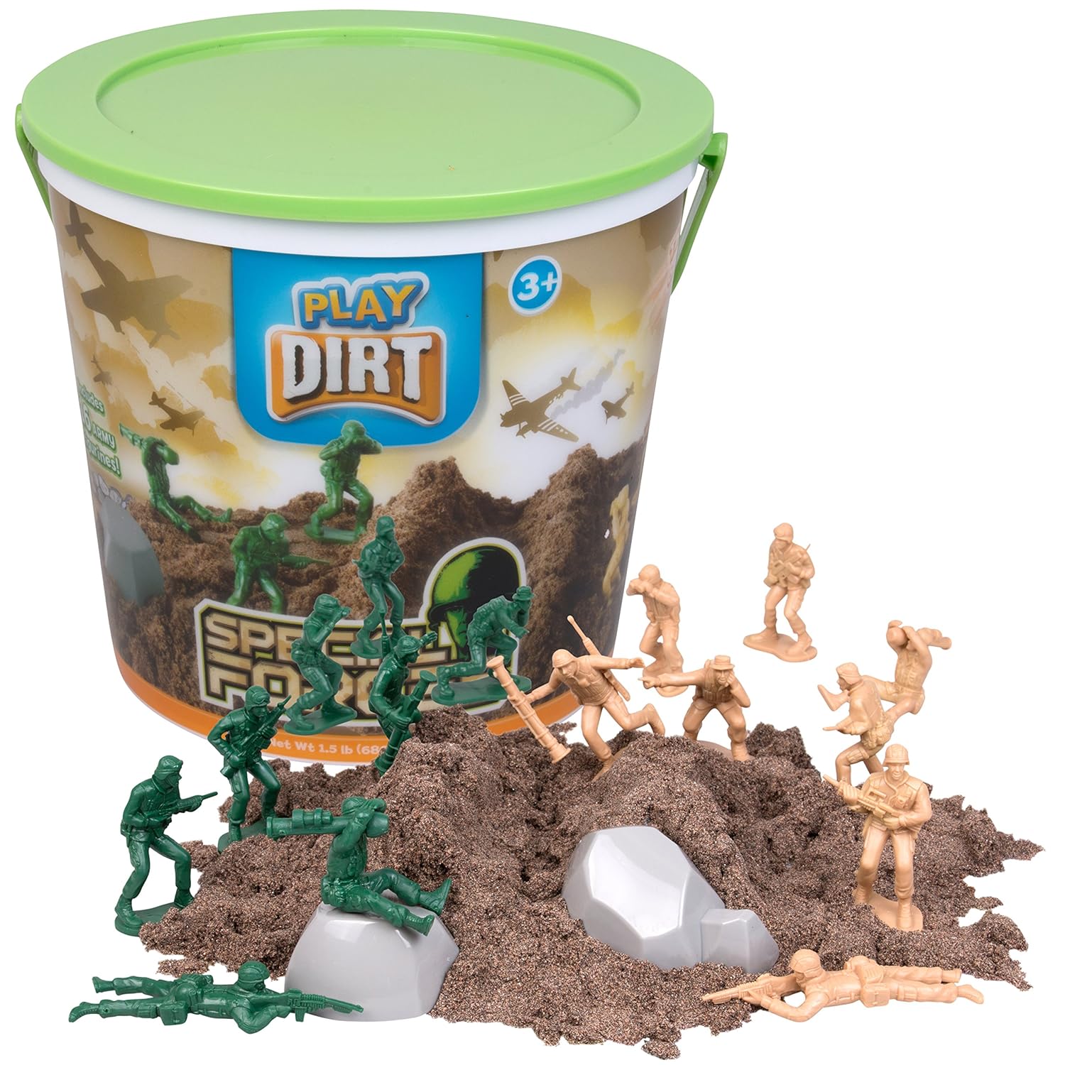 play dirt kinetic sand
