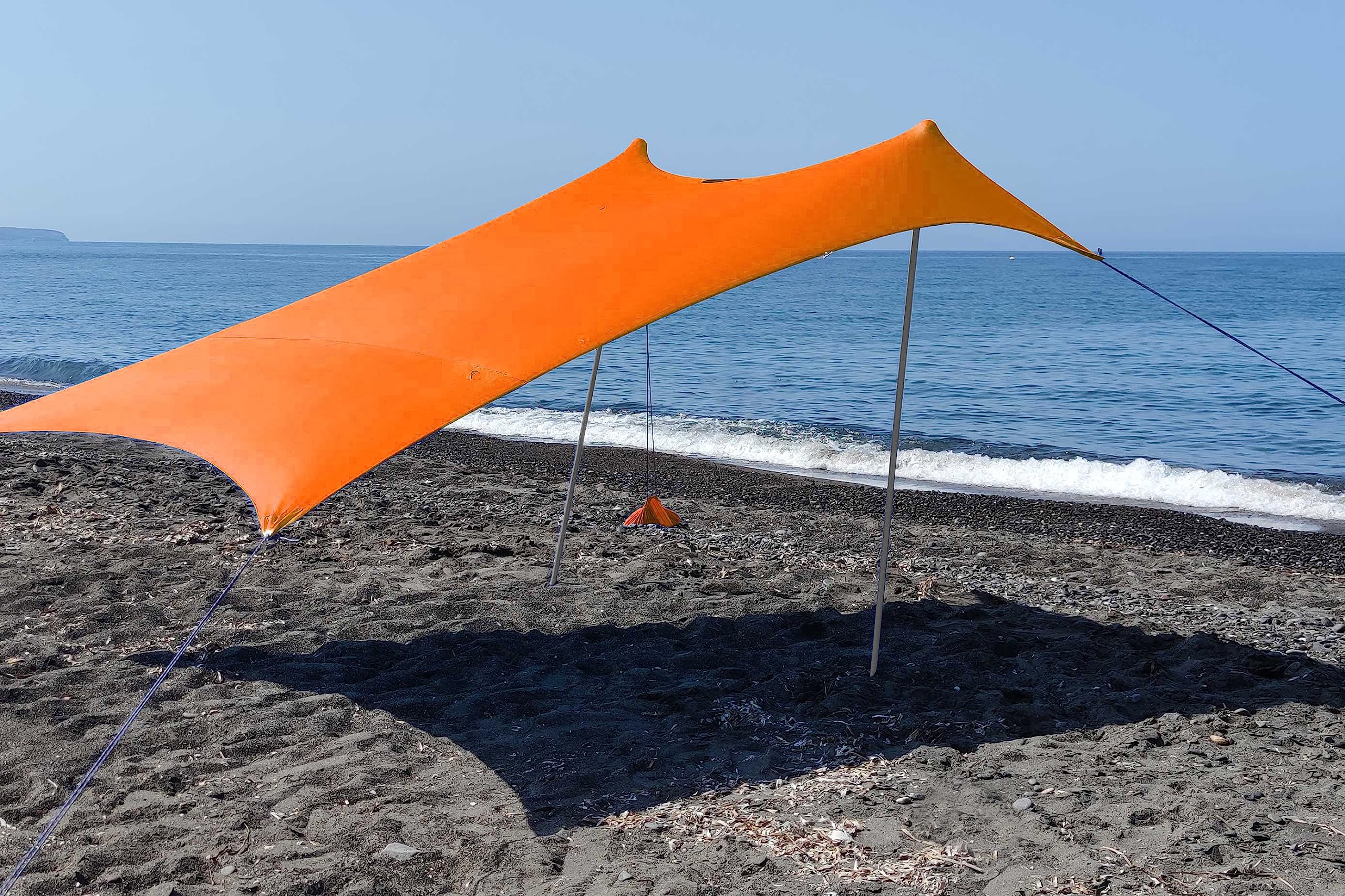 Large Family Beach Tent XXL Anti-UV UPF 50+ – Camping Parasol Shelter for 5 People, 2 Minute Installation, Compact Travel – 6 Colours – SHADYSAND