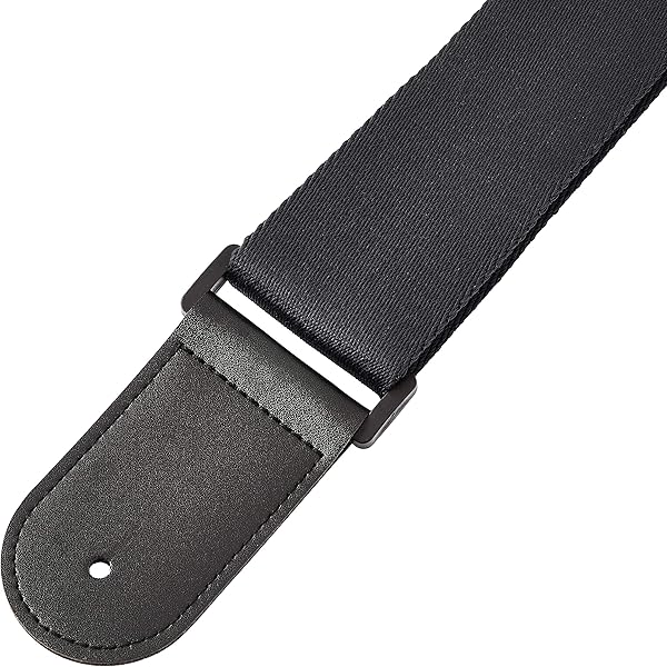 Amazonベーシック ギターストラップ PUレザー部