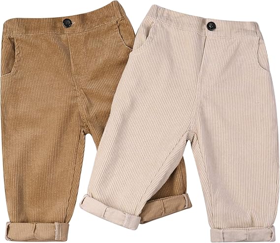Amazon Co Jp F S Maumu ベビーキッズ ズボン 男の子 女の子 ベビー服 コーデュロイ ロングパンツ 韓国 子供服 幼児 長ズボン 90 100 110 1 服 ファッション小物