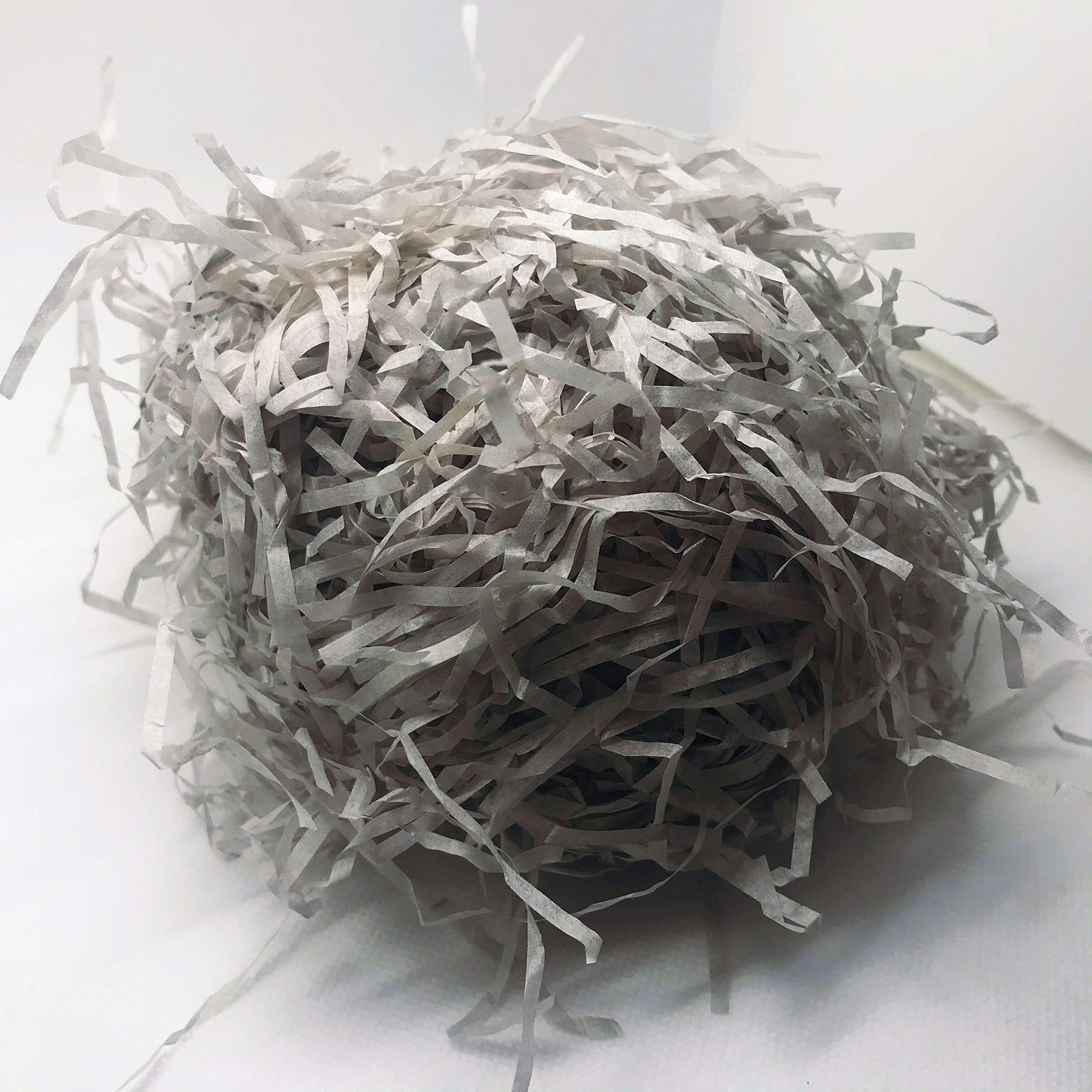 InsideMyNest Coloured Shredded Tissue Paper Shred Gift Box Basket Hamper (100g) (Slate)