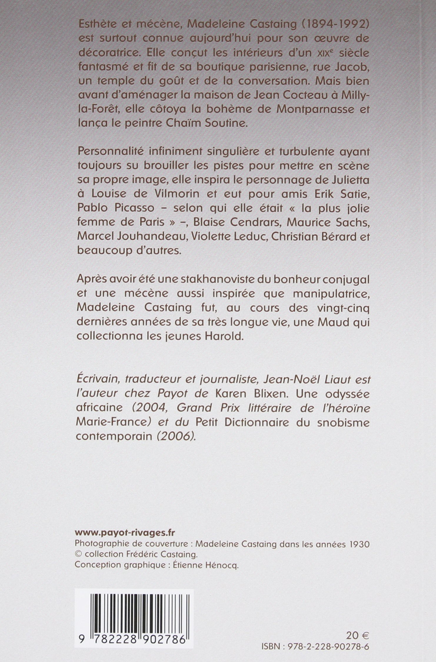 Madeleine Castaing Documents Payot French Edition Liaut Jean Noel Samson Francoise 9782228902786 Amazon Com Books