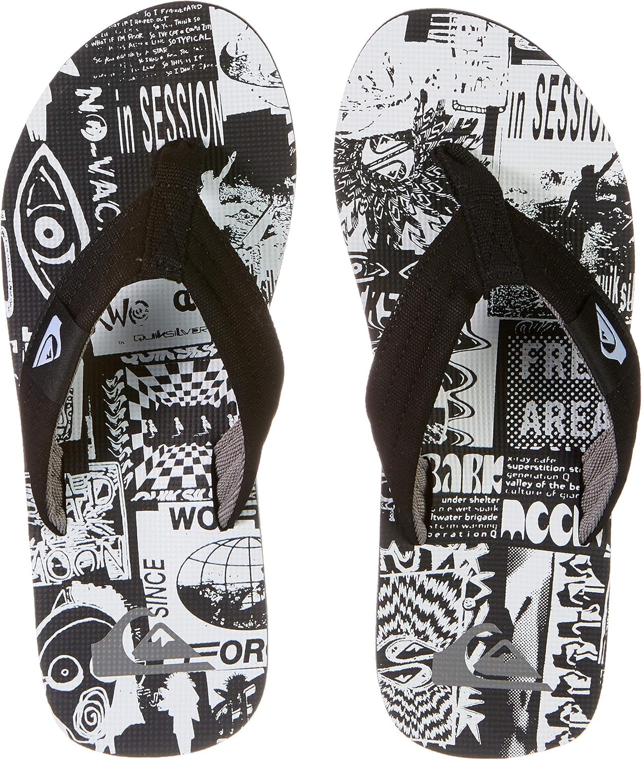 quiksilver molokai layback flip flops