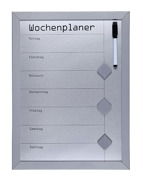 Magnet Tafel Wochenplaner 39 X29 Cm 61132 Amazon De