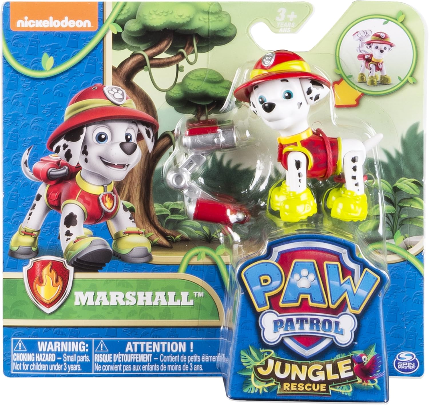paw patrol jungle rescue marshall