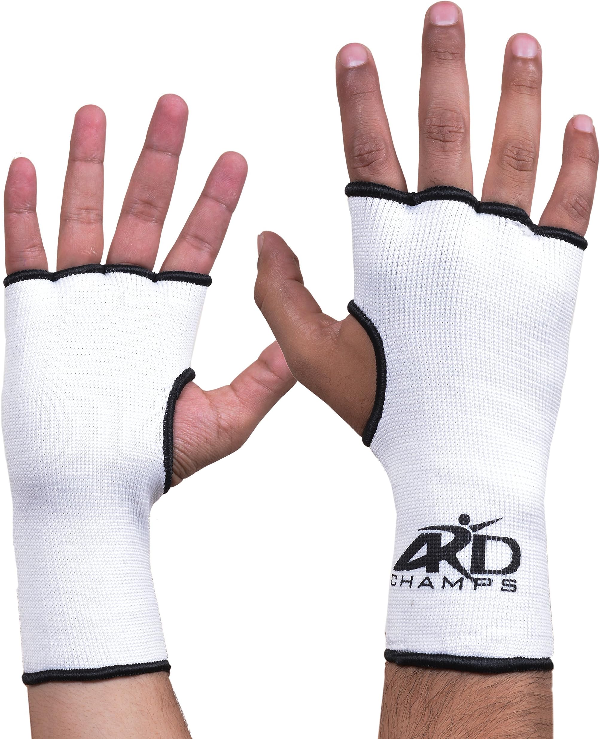 ARD Inner Gloves Fist Protective Hand Wraps Muay Thai Boxing Martial Arts White S-XL