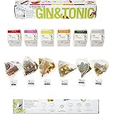 Gin And Tonic kit- 6 Different Flavored Gin Botanicals Herbs Infusions Bags- Cocktail Infusion Kit - Gin Gift Set For Men And
