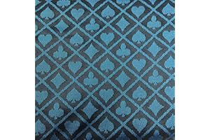 YH POKER Speed Cloth Poker Table Fabric - 108X60 Inch Section of Suited Casino Card Game Table Felt Top Cover－Blue