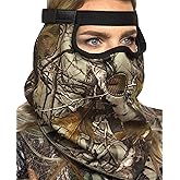 Down Under Outdoors Premium Camo Hunting Face Mask Heavyweight Jersey Fleece for Winter and Cold Weather, Multi Fit